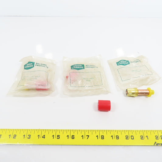 Union Carbide 45V26 Gas Lens Collet Body Lot Of 3