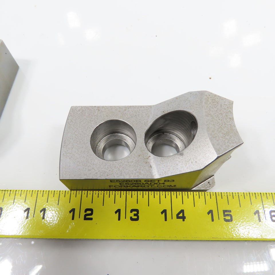 Forkardt E5260B E5260AD04 Chuck Jaws 1.7780" W Lot Of 3