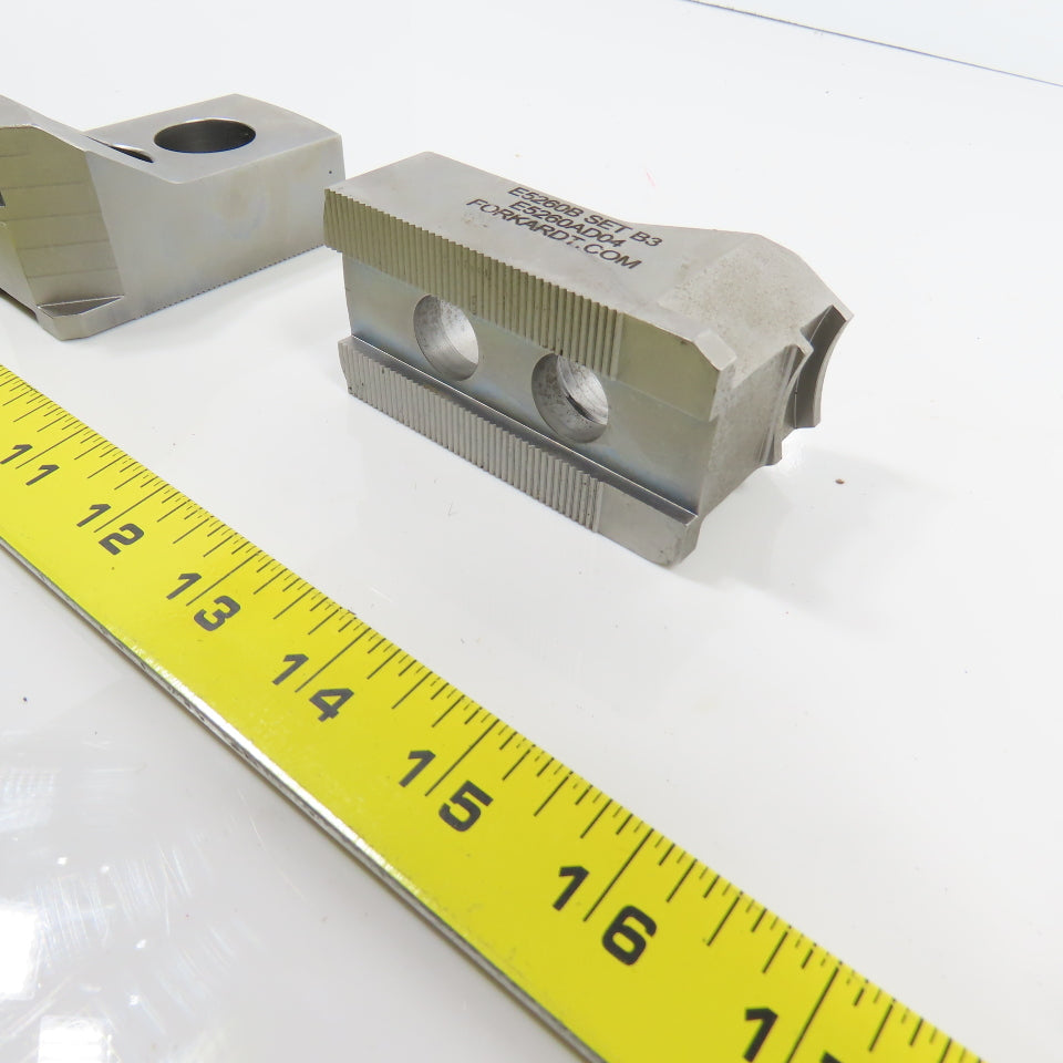 Forkardt E5260B E5260AD04 Chuck Jaws 1.7780" W Lot Of 3