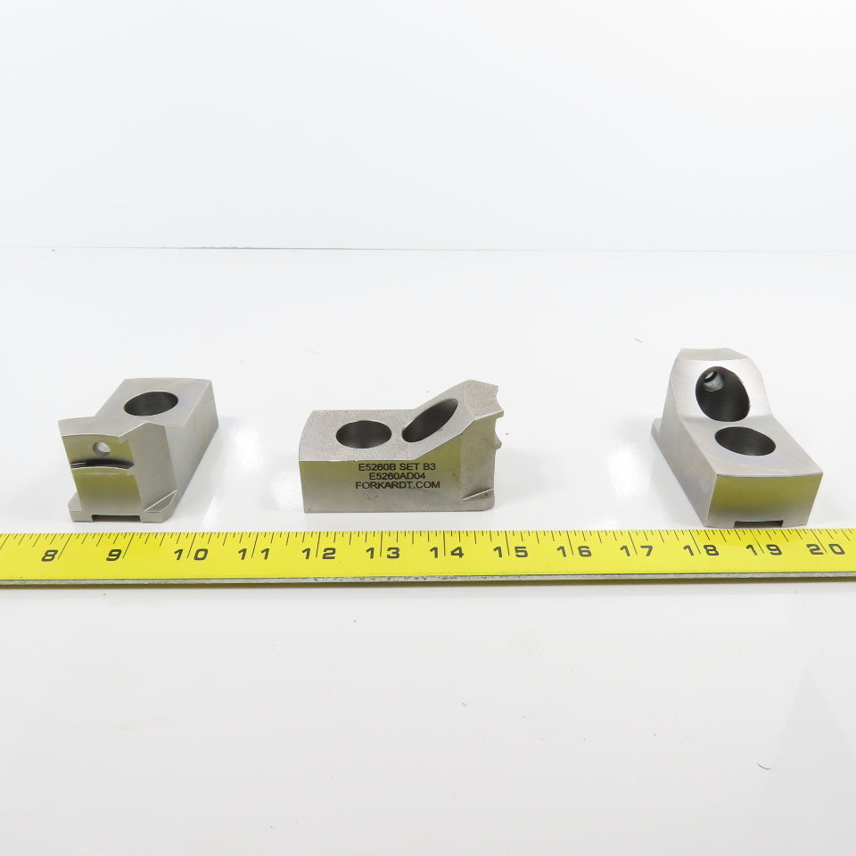 Forkardt E5260B E5260AD04 Chuck Jaws 1.7780" W Lot Of 3