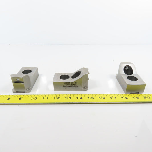 Forkardt E5260B E5260AD04 Chuck Jaws 1.7780" W Lot Of 3