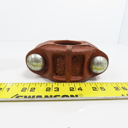 Gruvlok 1-1/4" x 1-1/4" Flexible Coupling Ductile Iron Lot Of 4
