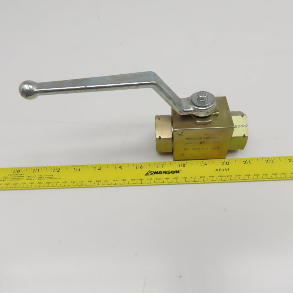 P562391 3/4" NPT Hydraulic Ball Valve 4500PSI