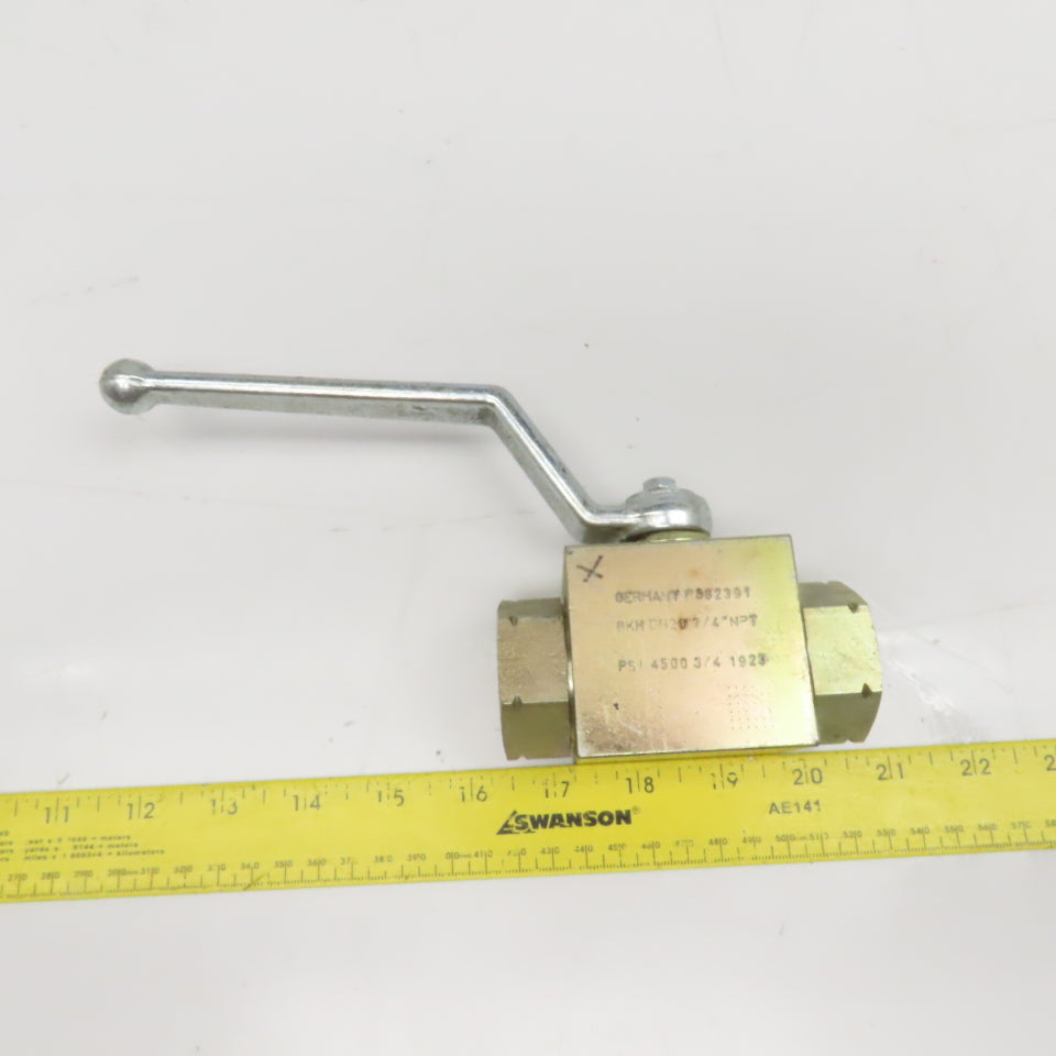P562391 3/4" NPT Hydraulic Ball Valve 4500PSI