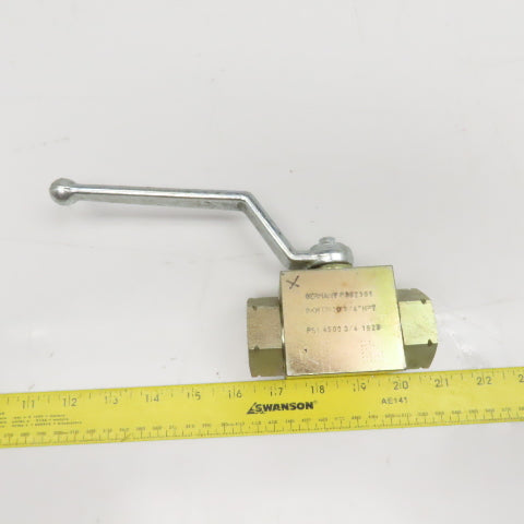 P562391 3/4" NPT Hydraulic Ball Valve 4500PSI