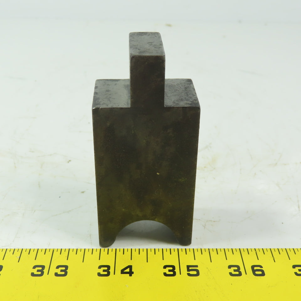 1" Press Brake Forming 1/2" Radius Die Block 1/2" Tang 3-1/2" Ht. 1-1/2" Thick