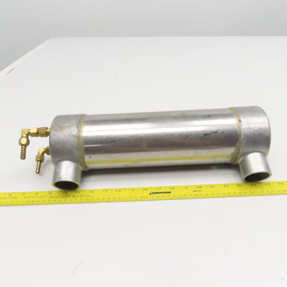 Low Pressure Water Or Air Cooled Heat Exchanger 2" Ports 3/8" ID Hose