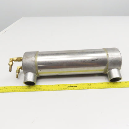 Low Pressure Water Or Air Cooled Heat Exchanger 2" Ports 3/8" ID Hose
