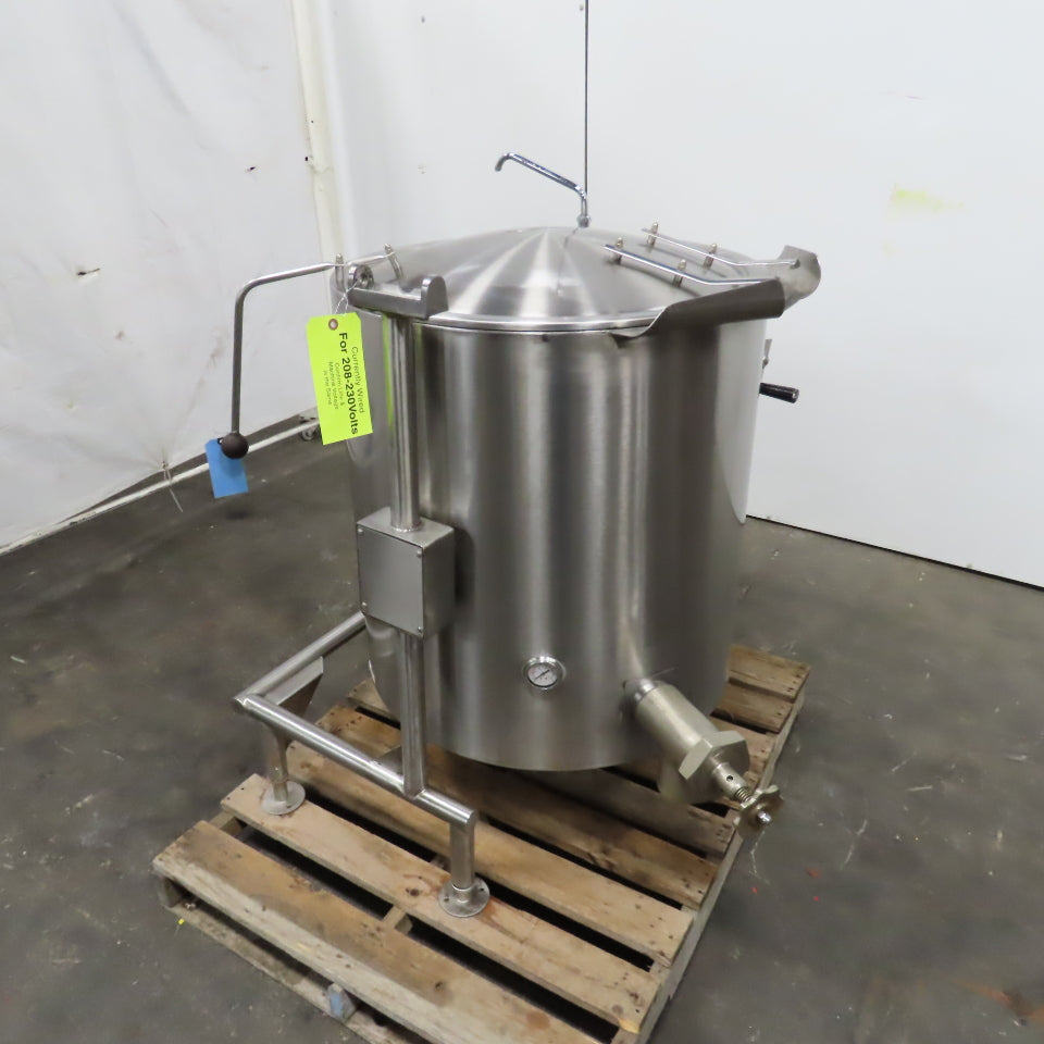 Garland KT40E 40 Gallon 316SS 240V 3PH Electric Heated Jacket Pouring  Kettle