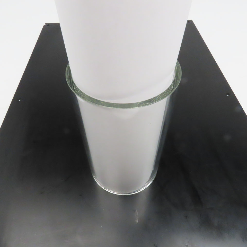 3-11/16" OD Glass Cylinder Sight Glass 6-1/4" Long 1/4" Thick