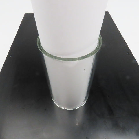 3-11/16" OD Glass Cylinder Sight Glass 6-1/4" Long 1/4" Thick