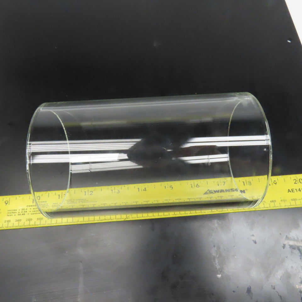 3-11/16" OD Glass Cylinder Sight Glass 6-1/4" Long 1/4" Thick