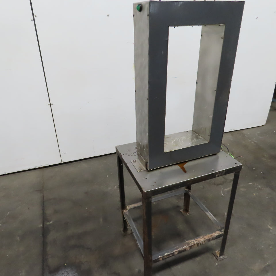 11-1/4" W x 14" H Rectangular Pass Thru Demagnetizer 220V 1PH 24x21x31" Table