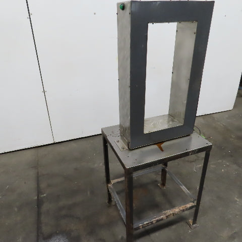 11-1/4" W x 14" H Rectangular Pass Thru Demagnetizer 220V 1PH 24x21x31" Table