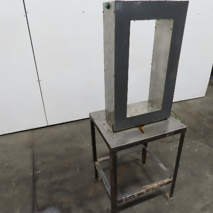 11-1/4" W x 14" H Rectangular Pass Thru Demagnetizer 220V 1PH 24x21x31" Table