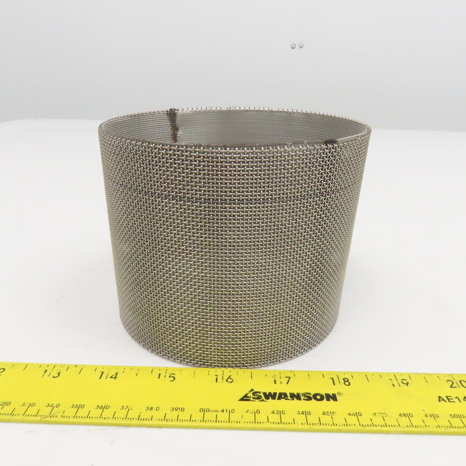 5" x 4" Wide Fine Mesh Screen Vacuum Filter Element Stainless Steel