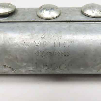 Metflo 1.500 Diam 3 Bolt Compression Coupling 6" OAL Lot Of 2