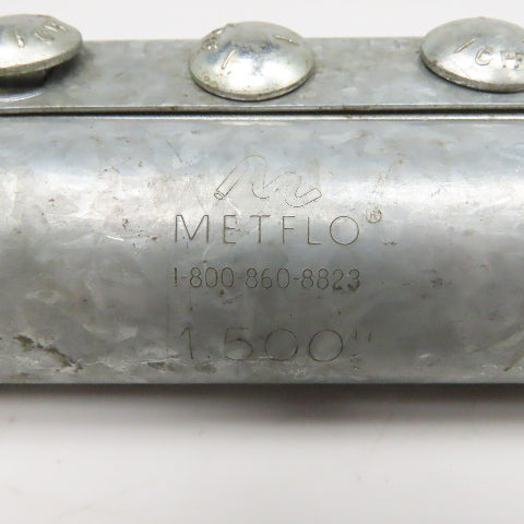 Metflo 1.500 Diam 3 Bolt Compression Coupling 6" OAL Lot Of 2