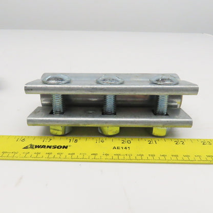 Metflo 1.500 Diam 3 Bolt Compression Coupling 6" OAL Lot Of 2