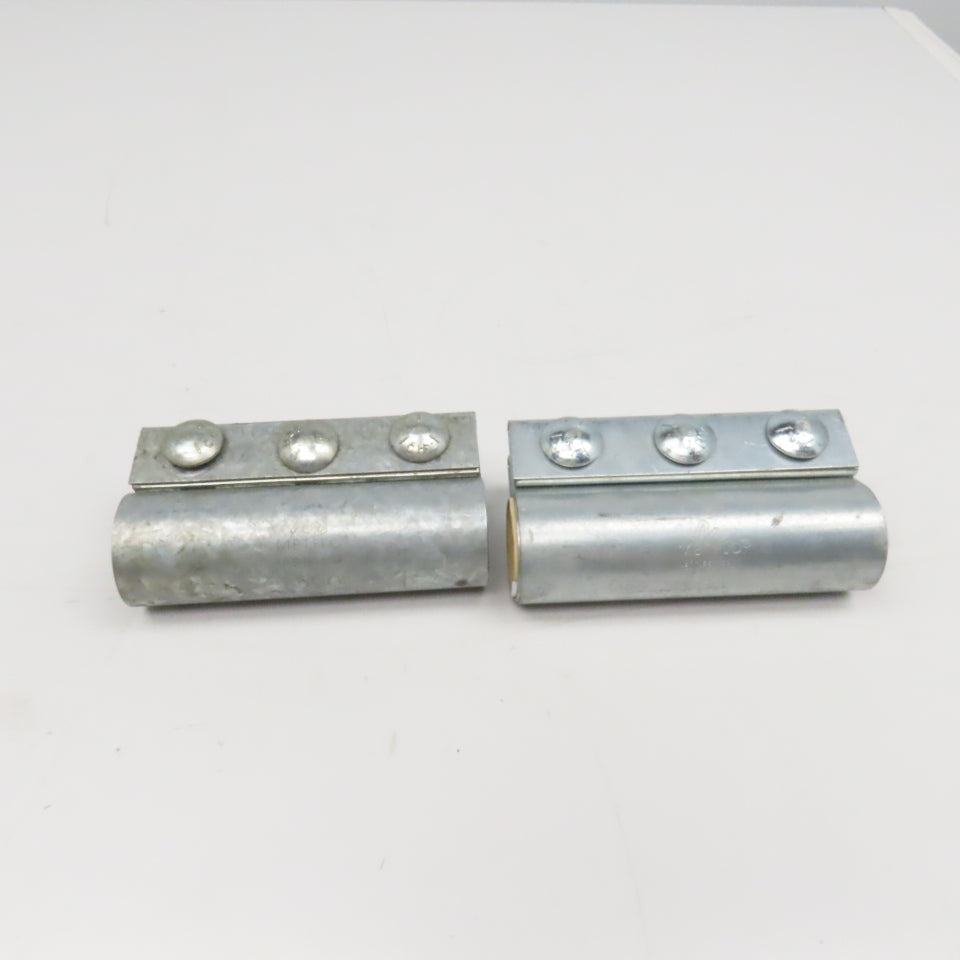 Metflo 1.500 Diam 3 Bolt Compression Coupling 6" OAL Lot Of 2