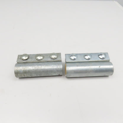 Metflo 1.500 Diam 3 Bolt Compression Coupling 6" OAL Lot Of 2