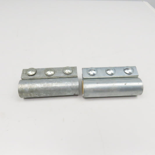 Metflo 1.500 Diam 3 Bolt Compression Coupling 6" OAL Lot Of 2