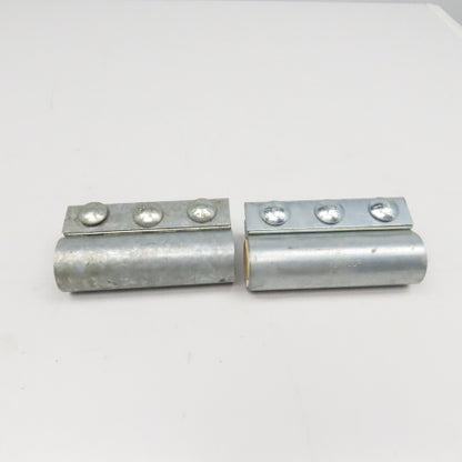 Metflo 1.500 Diam 3 Bolt Compression Coupling 6" OAL Lot Of 2