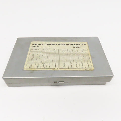ORAK-408 Metric O-ring Assortment Nitrile 70 Shore Incomplete Kit