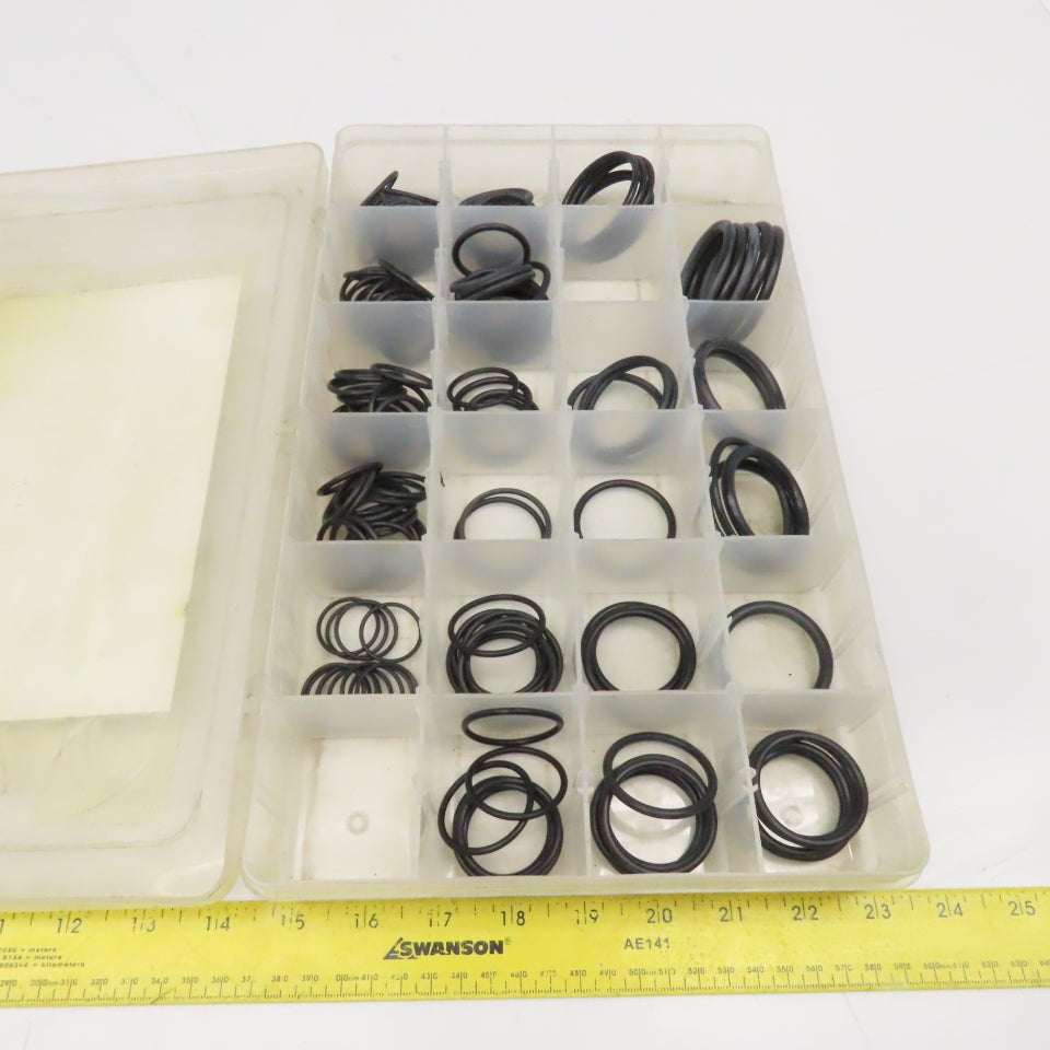 Assortment Rubber Nitrile O-Ring Kits Incomplete 3 Kits 500+ Pieces