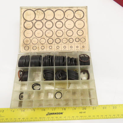 Assortment Rubber Nitrile O-Ring Kits Incomplete 3 Kits 500+ Pieces