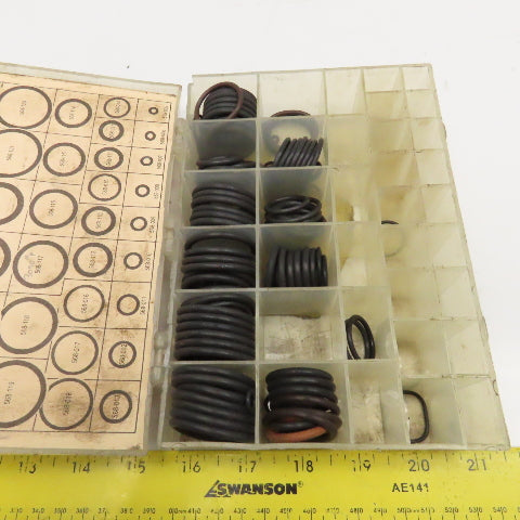 Assortment Rubber Nitrile O-Ring Kits Incomplete 3 Kits 500+ Pieces