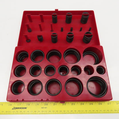 Assortment Rubber Nitrile O-Ring Kits Incomplete 3 Kits 500+ Pieces