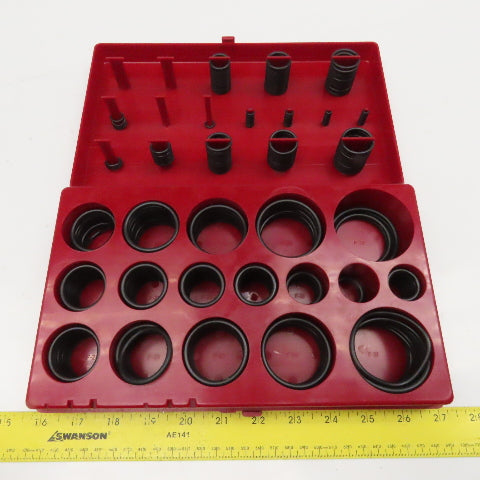 Assortment Rubber Nitrile O-Ring Kits Incomplete 3 Kits 500+ Pieces
