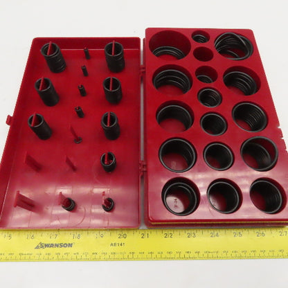 Assortment Rubber Nitrile O-Ring Kits Incomplete 3 Kits 500+ Pieces