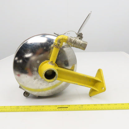 Bradley Stainless Steel Emergency Safety Eye Wash Station Bowl Wall Mount