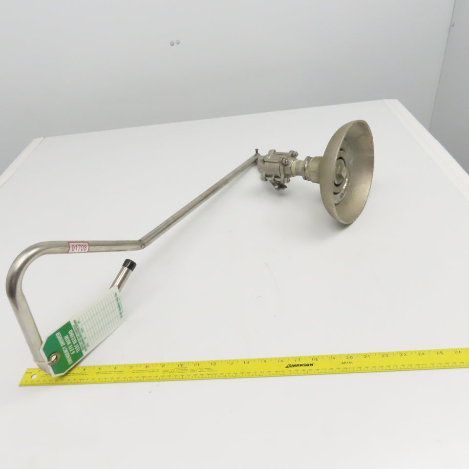 Speakman 1" NPT Pull Down Emergency Shower 8" Stainless Steel Head 29" Handle
