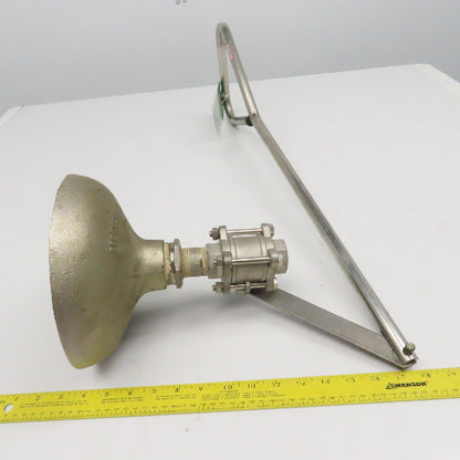 Speakman 1" NPT Pull Down Emergency Shower 8" Stainless Steel Head 29" Handle