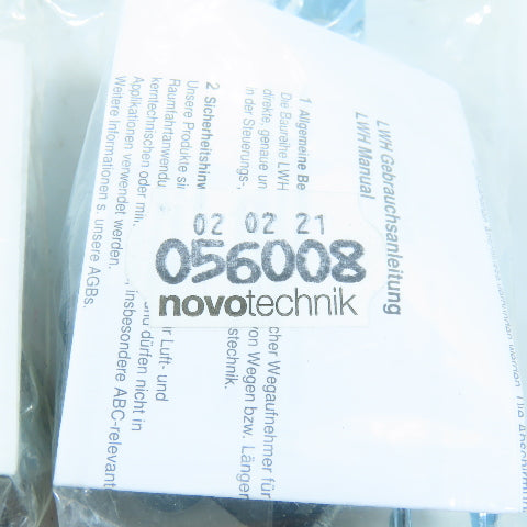 Novotechnik 056008 Solenoid Wiring Plug Kit Lot of 3
