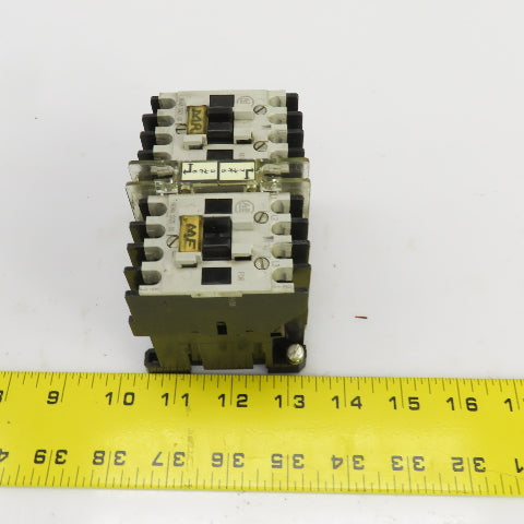 Allen Bradley 509-TOD94 Ser B Double Contactor 1/3-1-1/2HP 120V Coil Lot Of 2