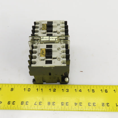 Allen Bradley 509-TOD94 Ser B Double Contactor 1/3-1-1/2HP 120V Coil Lot Of 2