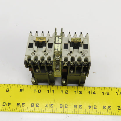 Allen Bradley 509-TOD94 Ser B Double Contactor 1/3-1-1/2HP 120V Coil Lot Of 2