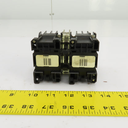 Allen Bradley 509-TOD94 Ser B Double Contactor 1/3-1-1/2HP 120V Coil Lot Of 2