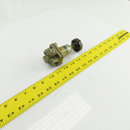 Watts 112-2RLp M 0-125PSI 3 Way Manual Regulator Valve 1/4" NPT