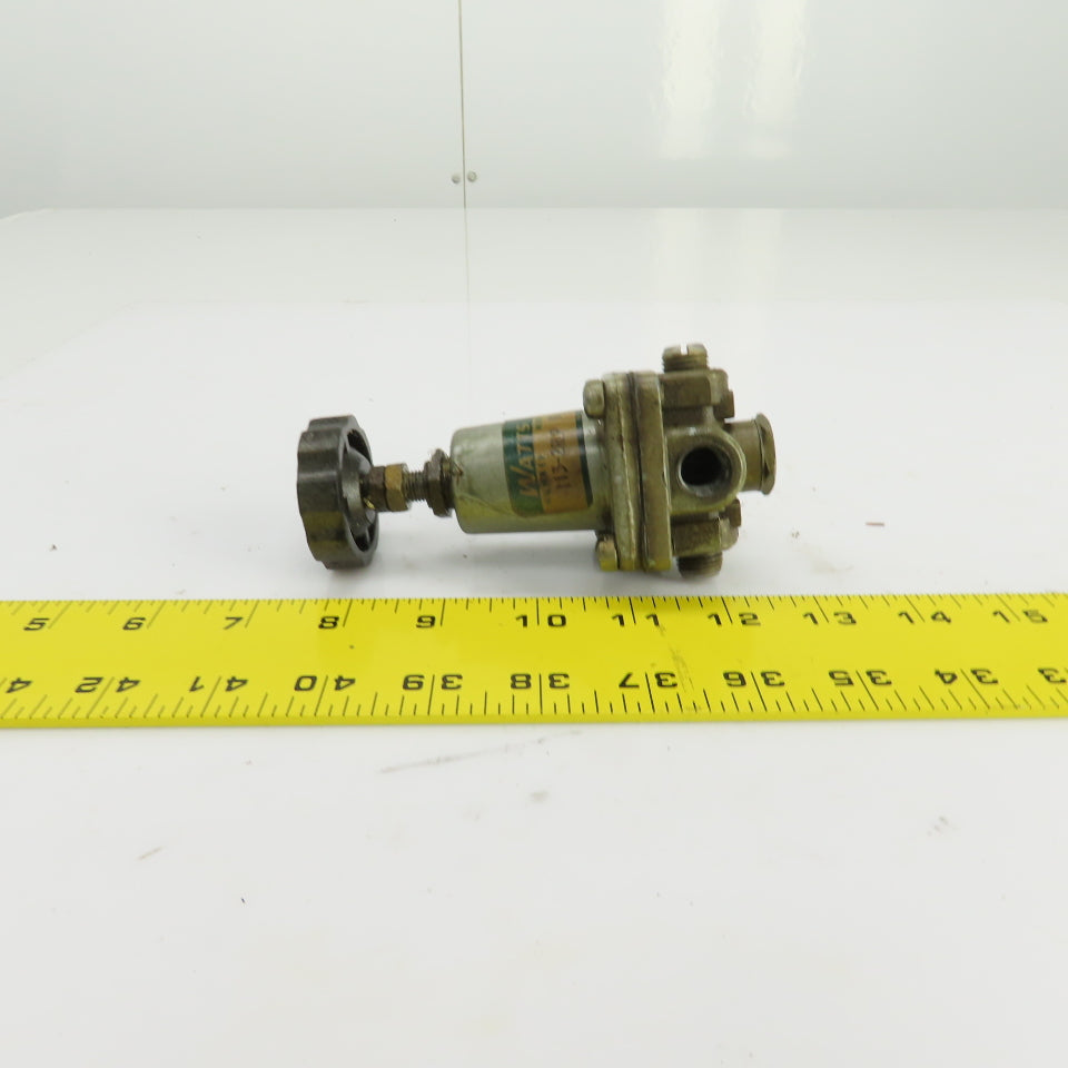 Watts 112-2RLp M 0-125PSI 3 Way Manual Regulator Valve 1/4" NPT