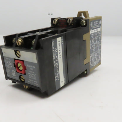 Allen Bradley 700-P400A1 700-PB40 600V AC Relay W/ Direct Drive Relay 120V Coil
