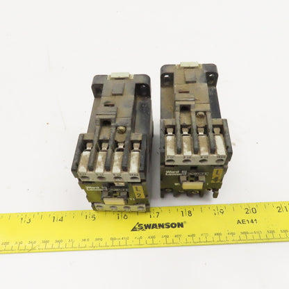 Ward Leonard WCL-00.a-IIIT1 Contactor Starter 600V 5.5kW 110V Coil Lot Of 2
