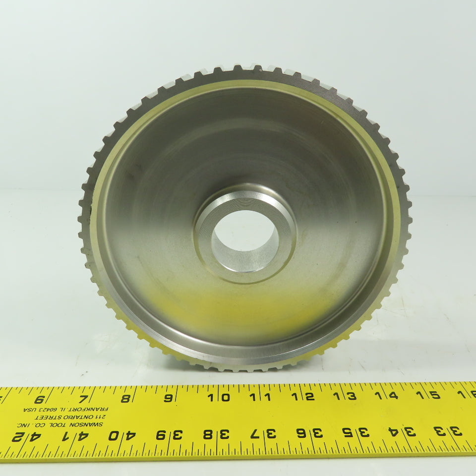 190mm Diam x 38mm Width 60T Aluminum Timing Pully 39mm Smooth Bore