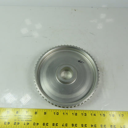 190mm Diam x 38mm Width 60T Aluminum Timing Pully 39mm Smooth Bore