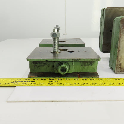 Airloc 205 VRC 18,000 Pound Precision Machine Wedge Leveling Pad Lot Of 4