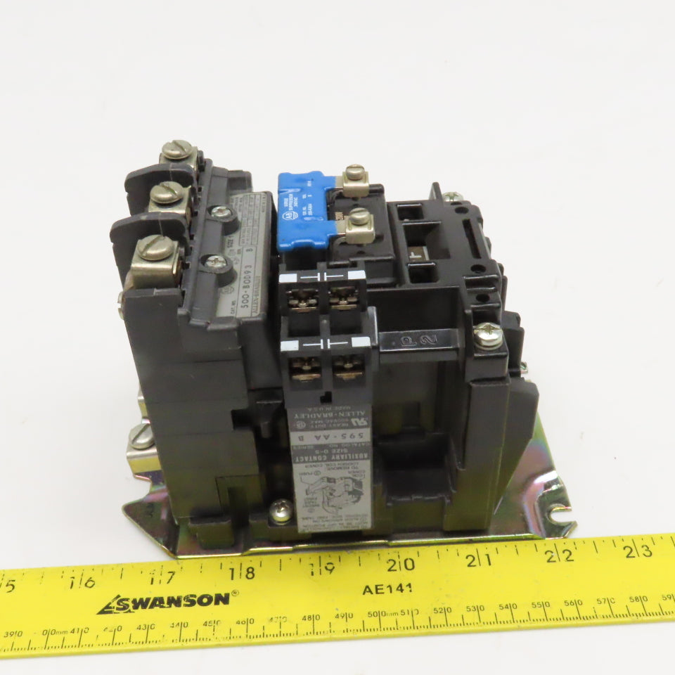Allen Bradley 500-B0D93 Size 1 Contactor 27A 600VAC 200-208V Coil